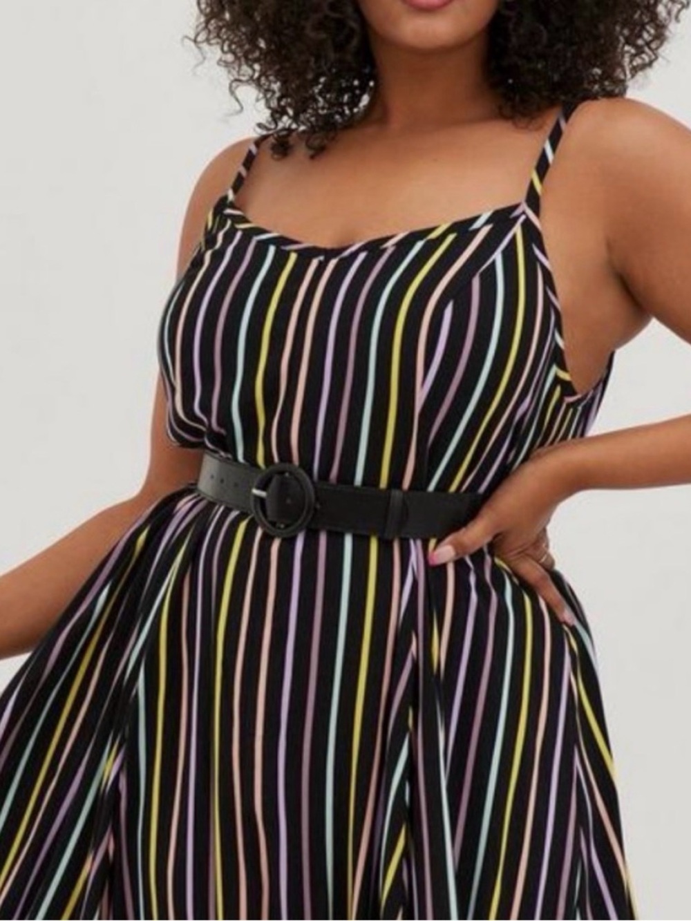 🆕 Black Stretch Jean Belt 1 1X 14 16 NWT Torrid New!